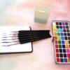 Portable Watercolor Paint Set - Image 2