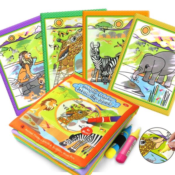 Magic Water Drawing Book