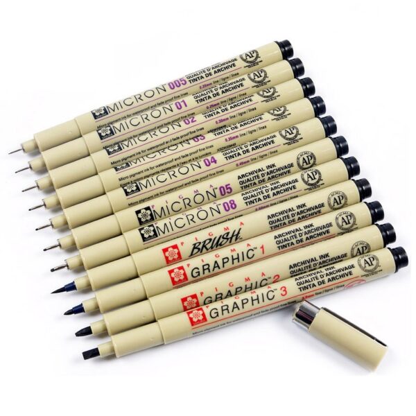 Micron Pigment Liner for Sketching