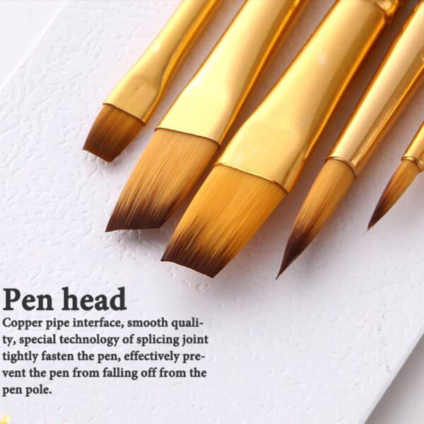 Art Paint Brushes Set, 5 Pcs
