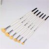 Cream Color Oil Paint Brush 6 Pcs Set - Image 3