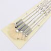 Cream Color Oil Paint Brush 6 Pcs Set - Image 4