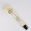 Cream Color Oil Paint Brush 6 Pcs Set - Image 5