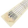 Cream Color Oil Paint Brush 6 Pcs Set - Image 2