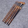 Wooden Handle Oil Paint Brush 6 Pcs Set - Image 4