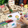 Kid's Creative Drawing Tools 100 Pcs Kit - Image 2